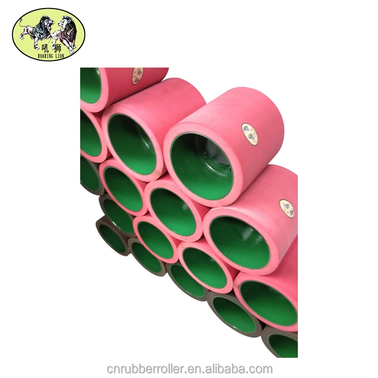 Aluminum Drum SBR 10 Inch Amber Rice Rubber Roller