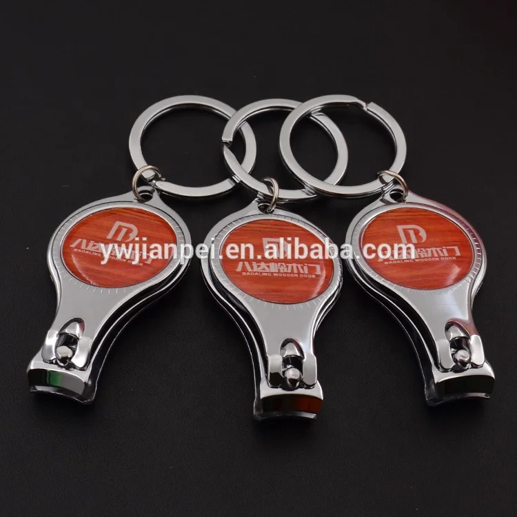 
Promotional 3 in 1 Keychain Nail Clipper With Bottle Opener 
