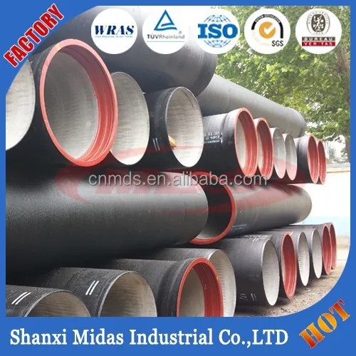 ISO 2531 Высокопрочного Чугуна Трубы для Водоснабжения