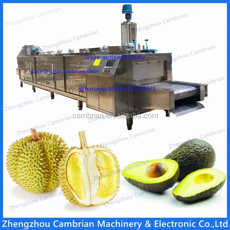 
Touch screen IQF stainless steel cabinet fast freezing industrial liquid nitrogen freezer with -120C lowest temperature 