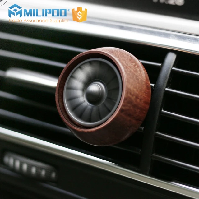 
New product automobile car air freshener vent aromath mini aromatherapy diffuser with 3 Refill Oil Pads (Rosewood) 