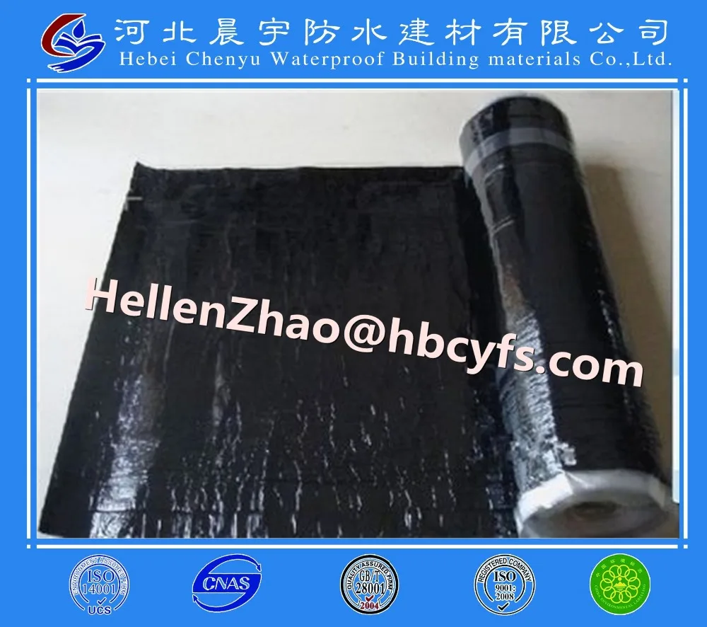 
3mm 4mm Available Self Adhesive Roofing Bitumen Felt 