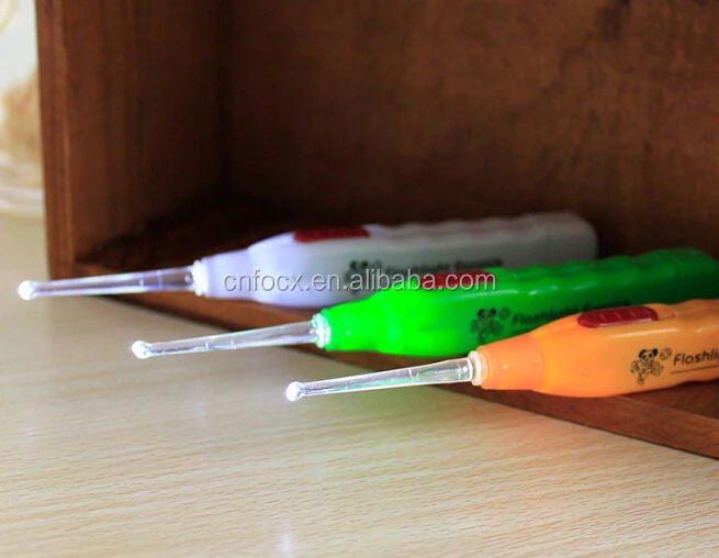 High quality led flashlight earpick , Ear Wax Cleaner Lighting Earpick , Curette ear scoop