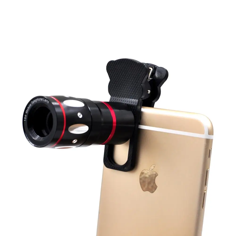 
Newest 10x telephoto 4 in 1 camera lens kit for cell phone / iphone / Samsung 