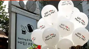 Возьмем на себя напечатанные шары, СВЕТОДИОДНЫЕ блестящие шары, латексные шары на День святого Валентина