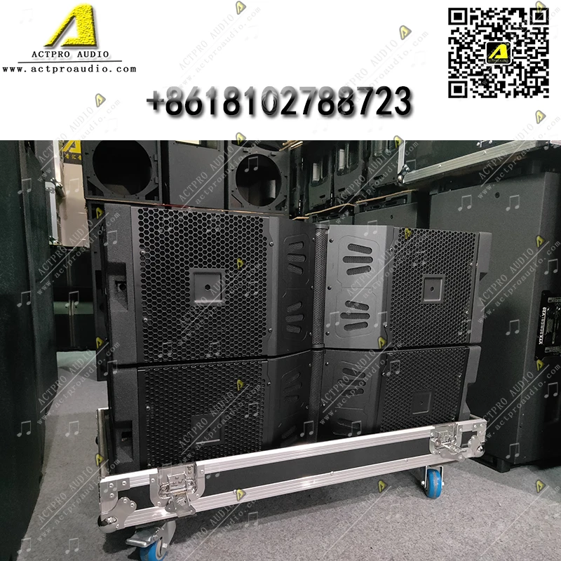 VTXV20 10 inch line array speaker active system neodymium speakers black empty cabinet powerful professional audio