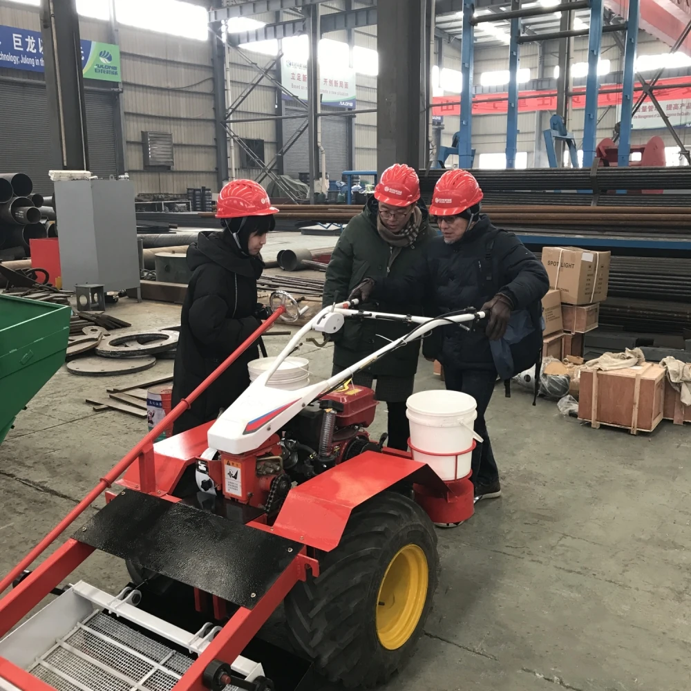 Walk behind beach cleaner machine