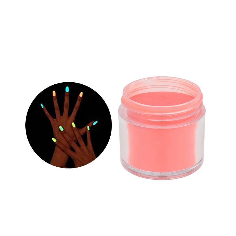 wholesale 3 in 1 Glow In the Dark Nail Dipping NEON fluorescence Pigment Acrylic Powder
