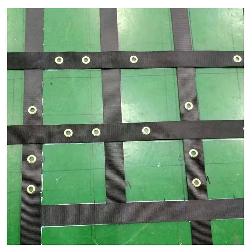 High quality durable webbing climbing cargo net with eyelets