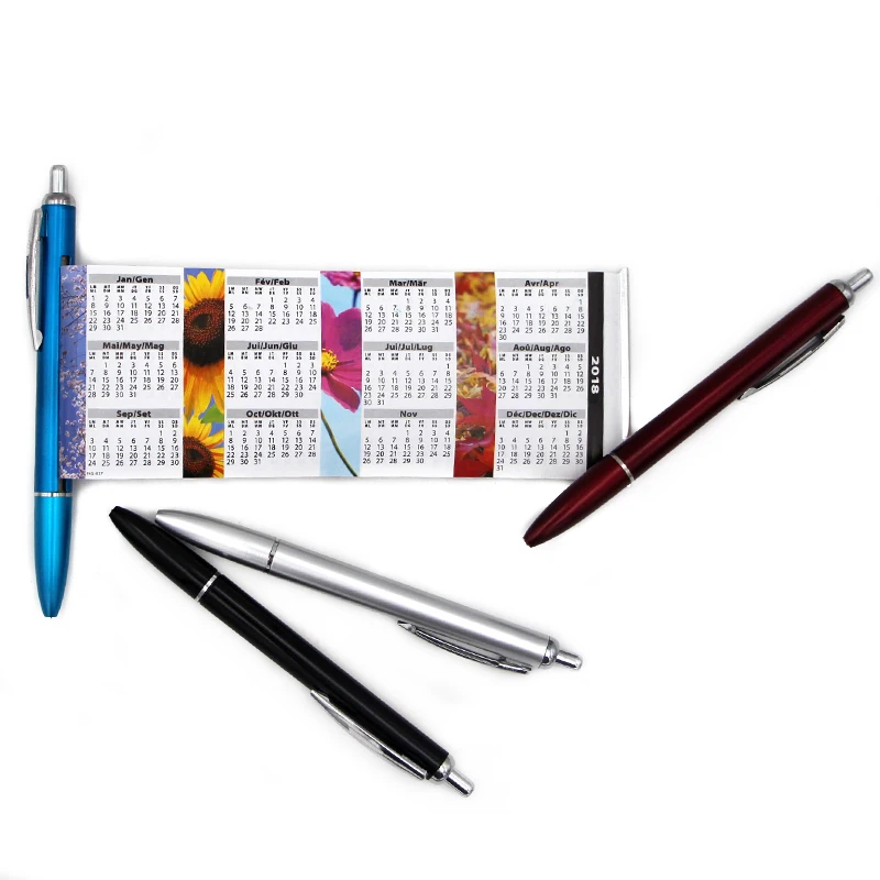 
2018 High Quality Advertising Plastic Ball Pen Customized Logo Pull Out Banner Pen 