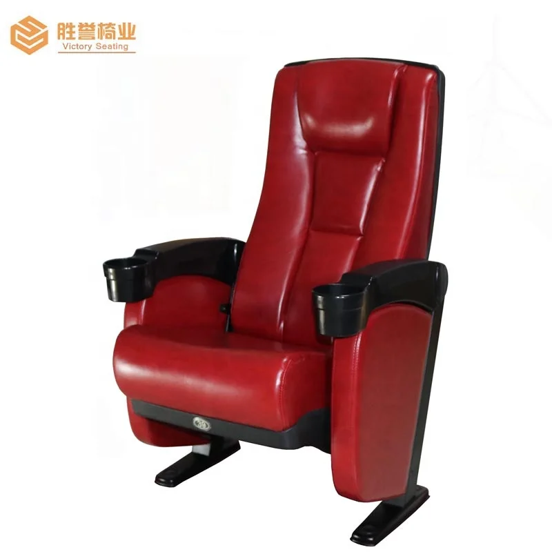 Auditorium hall chairs lecture church seating school theater furniture with writing pad for sale