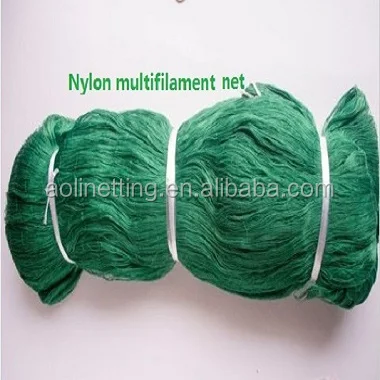 Nylon multifilament fishing  net, professional multifilament net