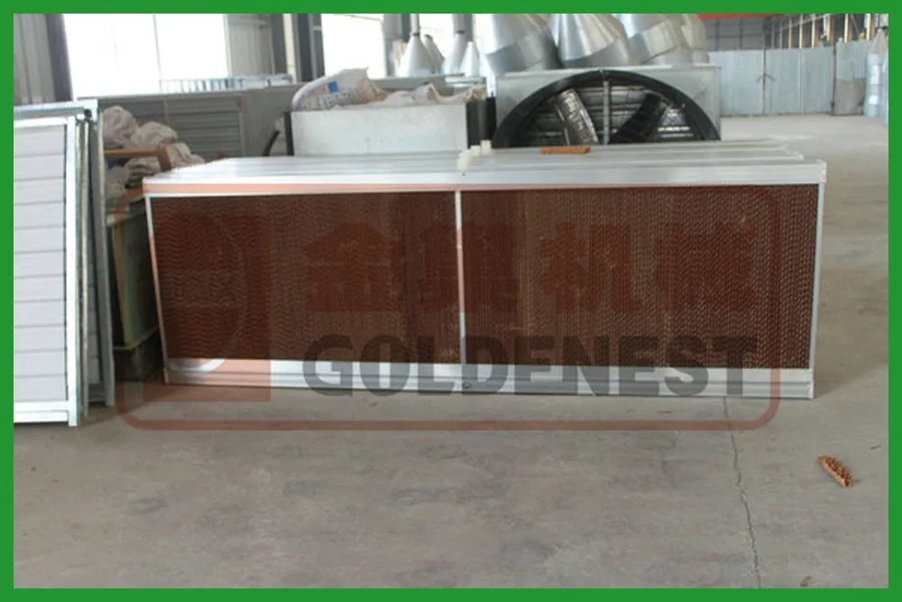 evaporative cooling cellulose pad cooler