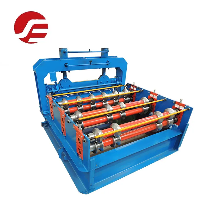 China make curving sheet frameless arch steel hangar building machine