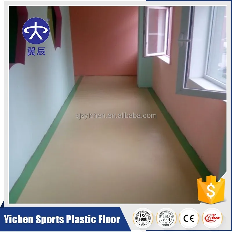
Eco friendly colorful nursery school kindergarten classroom flooring 