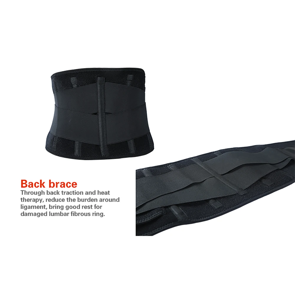 thermal lumbar massage back relief support vibro shiatsu heat waist belt therapy electric heating belt for back pain