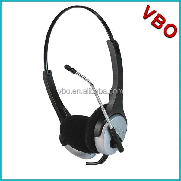 
Binaural call center usb headset with noise cancelling microphone 