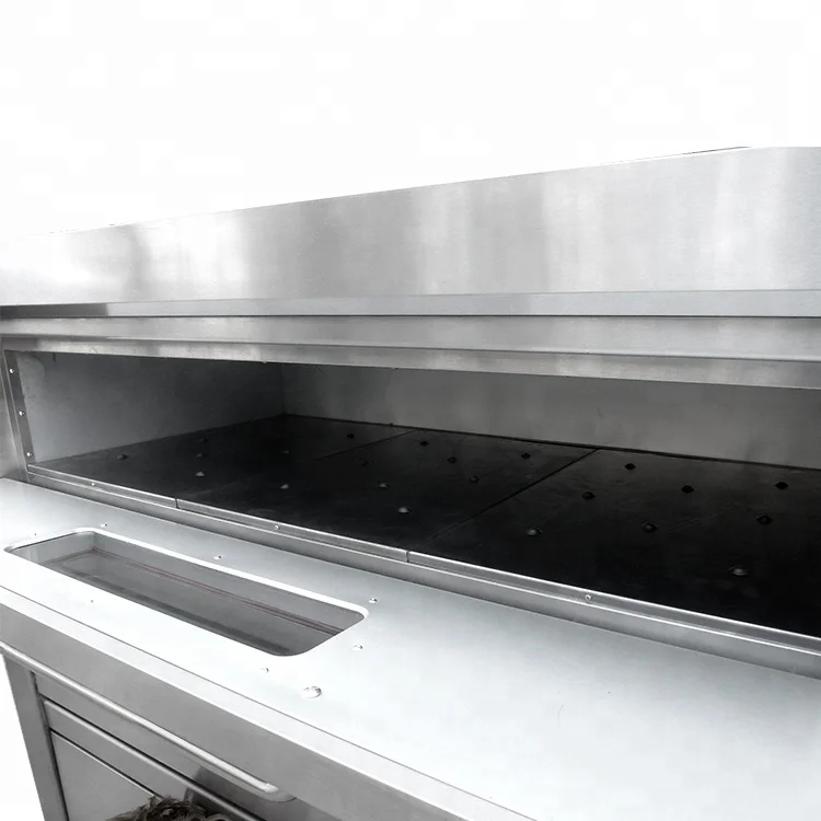 Commercial stainless steel gas pizza oven by china manufacturer guangzhou OEM factory