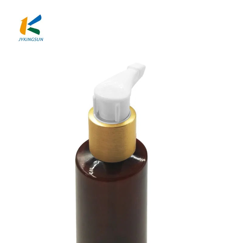 High Quality 24/415 Gold Aluminum Lotion Pump Sprayer Caps For Cosmetic Packaging