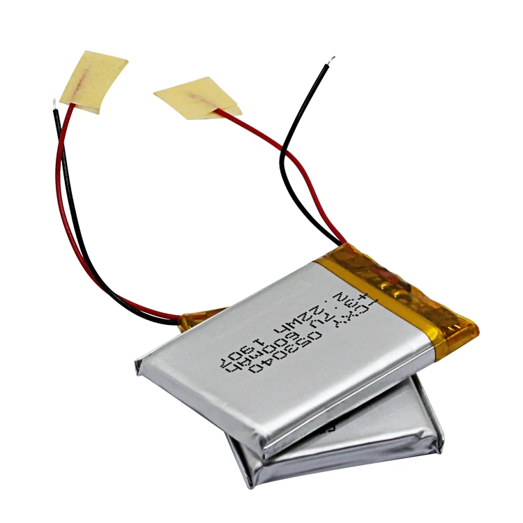 hot sale high quality 503040P 3.7V 600mAh rechargeable Lithium polymer Battery for electronic products