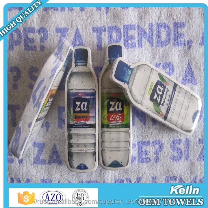 New Year 2016 promotional items silk screen printing compressed gift towels