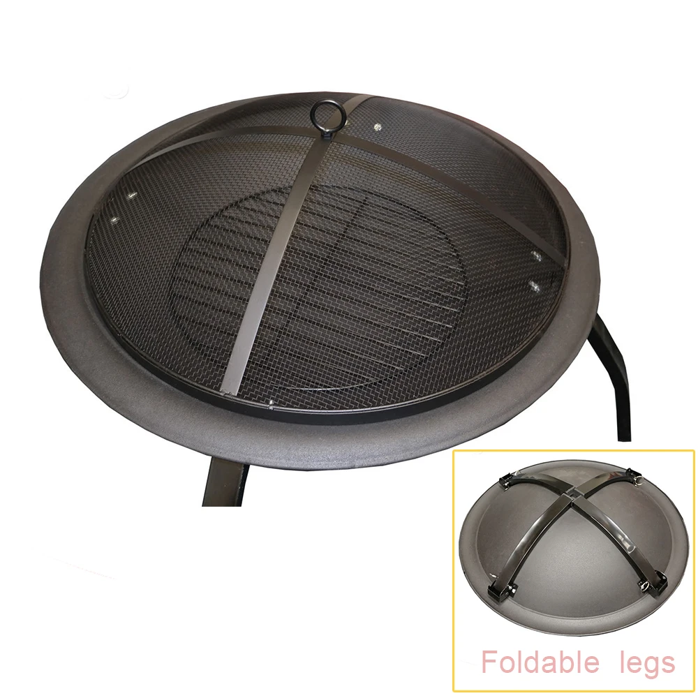 china outdoor BBQ Firepits  potable fire bowl basket brazier outdoor Folding fire pit