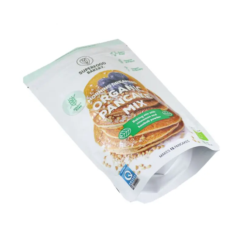 Aluminum foil packaging bag for organic pancake mix/Professional custom reusable baby food pouch