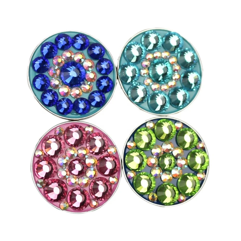 Оптовая продажа, металлический маркер для мяча для гольфа