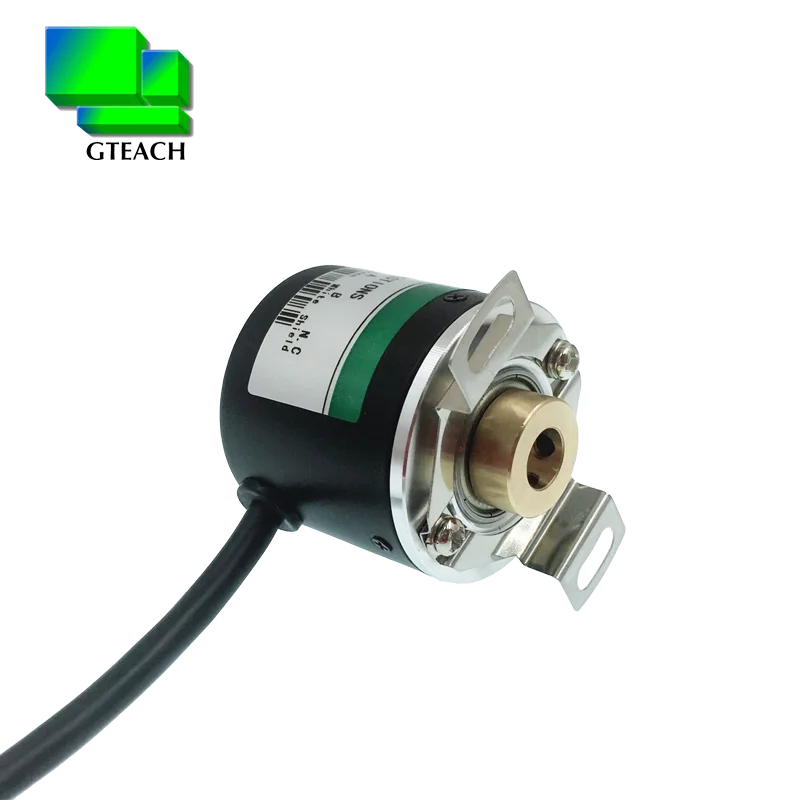 Diameter 38mm hollow shaft 8mm type optical incremental rotary encoder 360 pulses AB phase