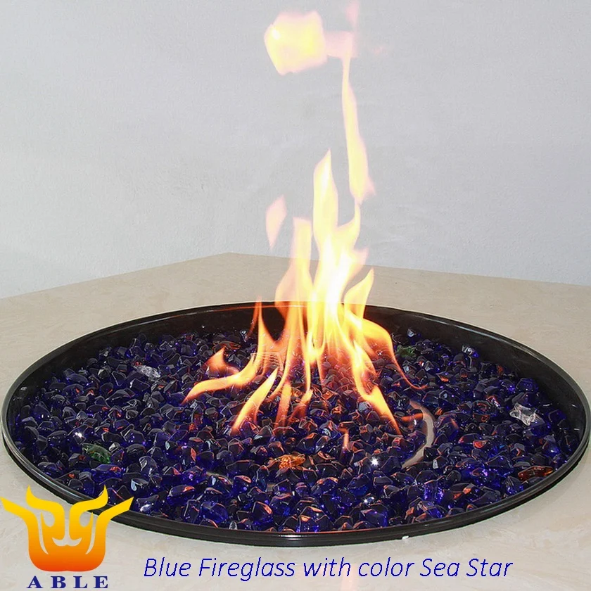 Outdoor Patio Heater Fireglass Fire Pit Borosilicate Glass, Do Not Break in Fire