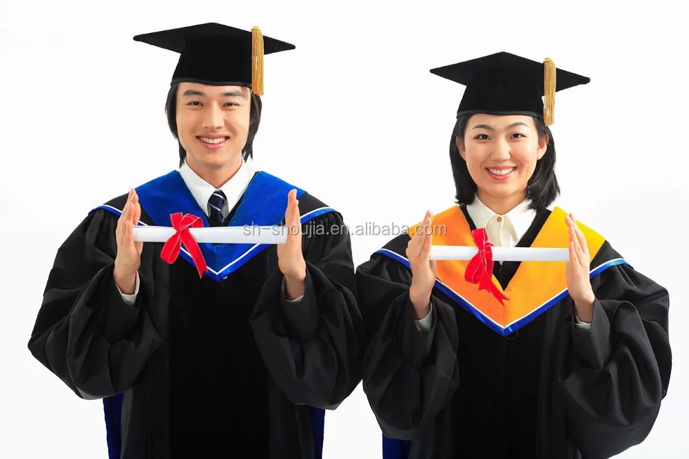 PHD academic cheap graduation robe