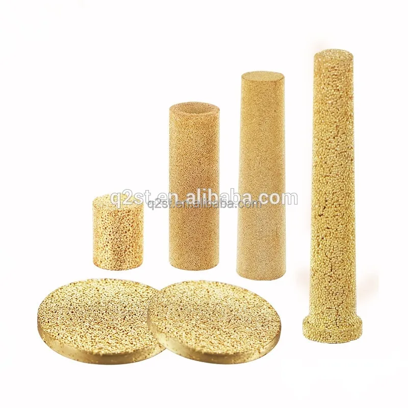 
10 Micron sintered brass bronze powder sintered porous disc filter 