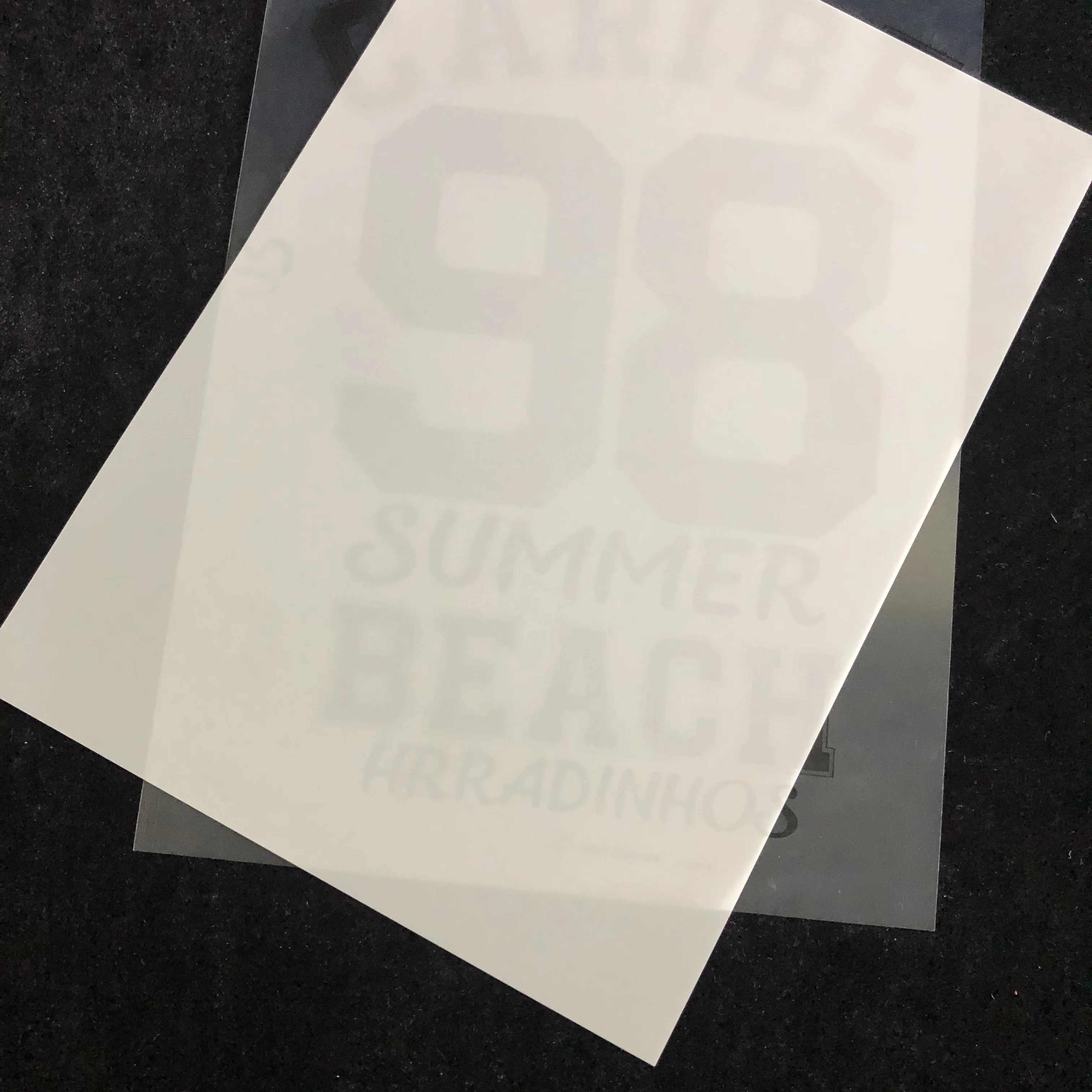 Clear Laser OHP Film A3/A4 Sheet PET Film For Positive Screen Printing
