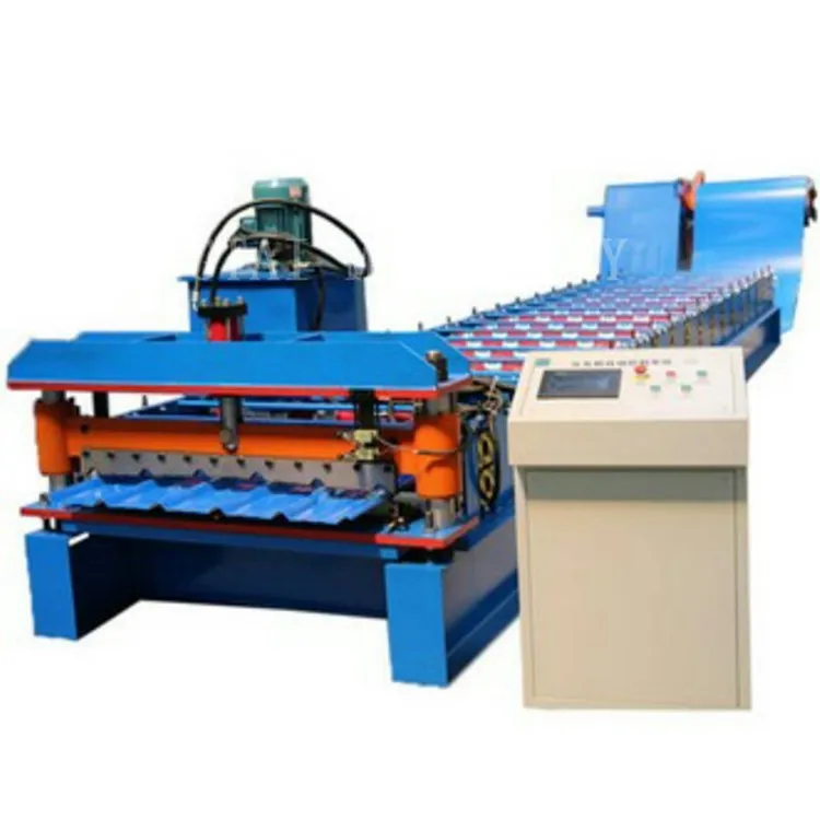 corrugating iron plate roll forming roller machine