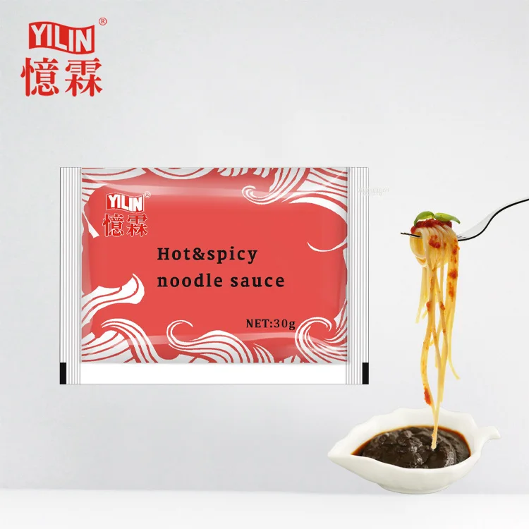 30g High Quality oriental  hot and Spicy Noodle seasoning Sauce with BRC certificates