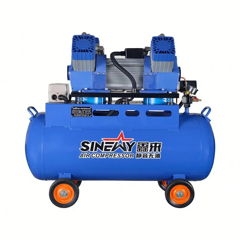 
Chinese top supplier 220 volt oil-free air compressor 