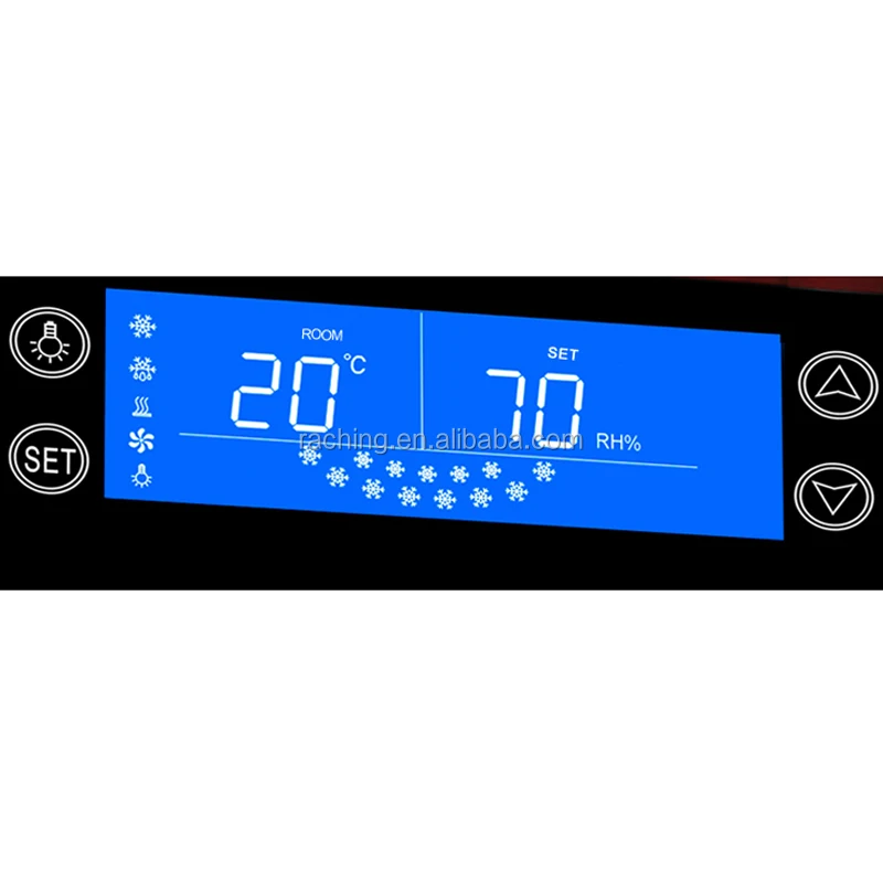 2017 made in china temperature and humidity controlled electrical cabinet cigar humidor in hot-selling