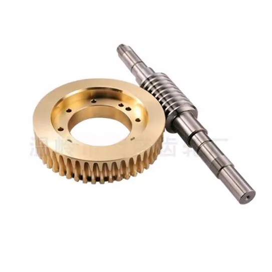 MMS High precision Hot Sale bronze/brass worm gear with worm