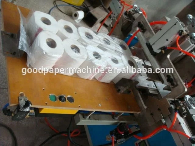Low price semi automatic paper toilet rolls packing machine price