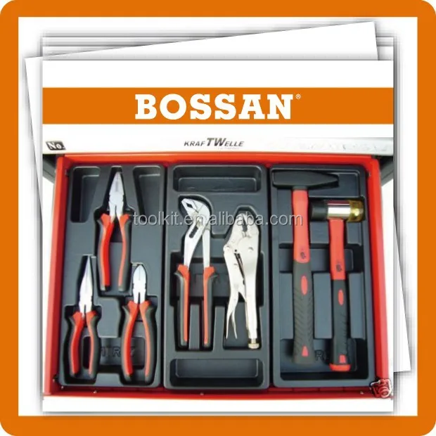 188pcs Kraftwelle professional hand tools set in trolley cabinet