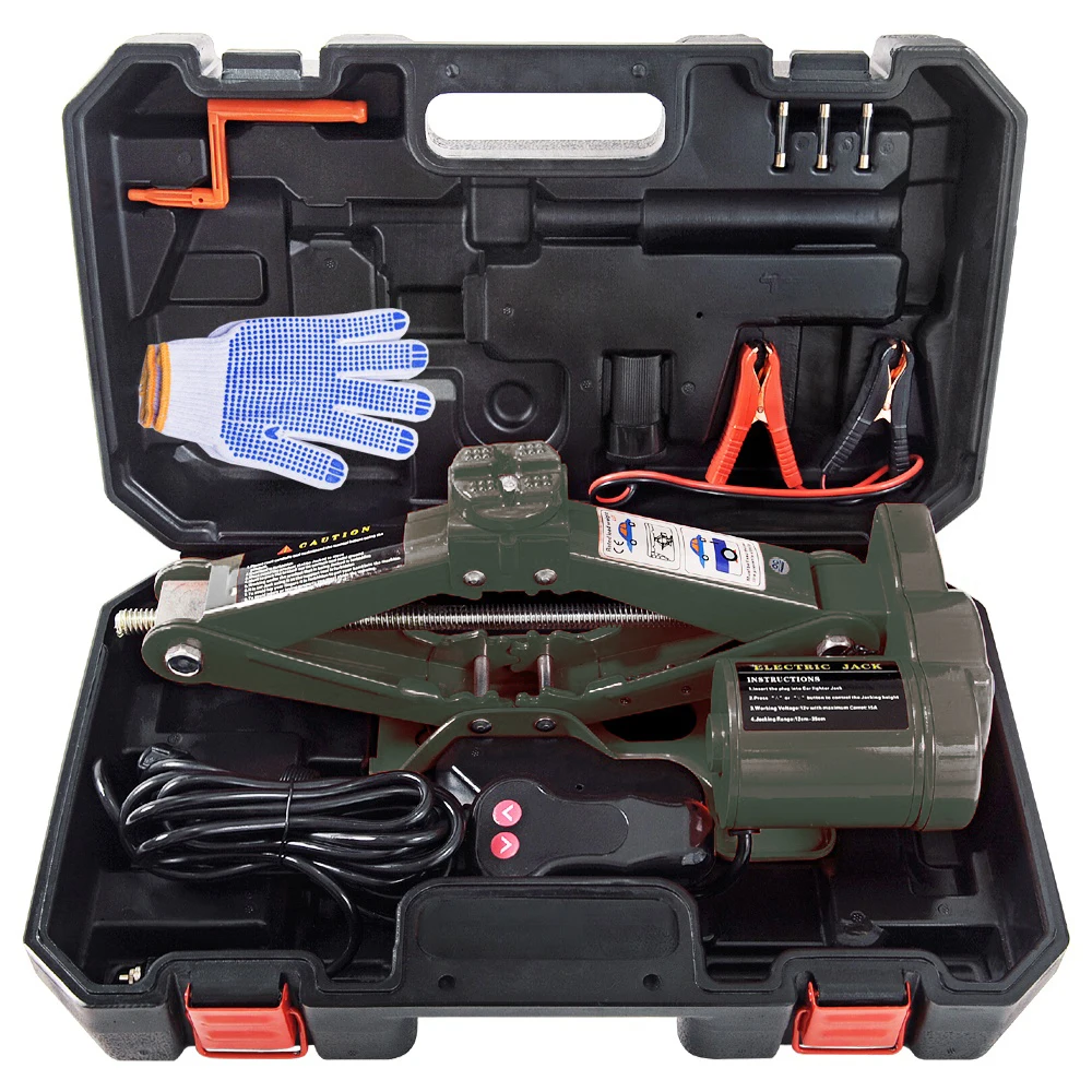 Прямая поставка с завода, автомобильный комплект аварийного инструмента, ножницы, Электрический домкрат, 3 тонны