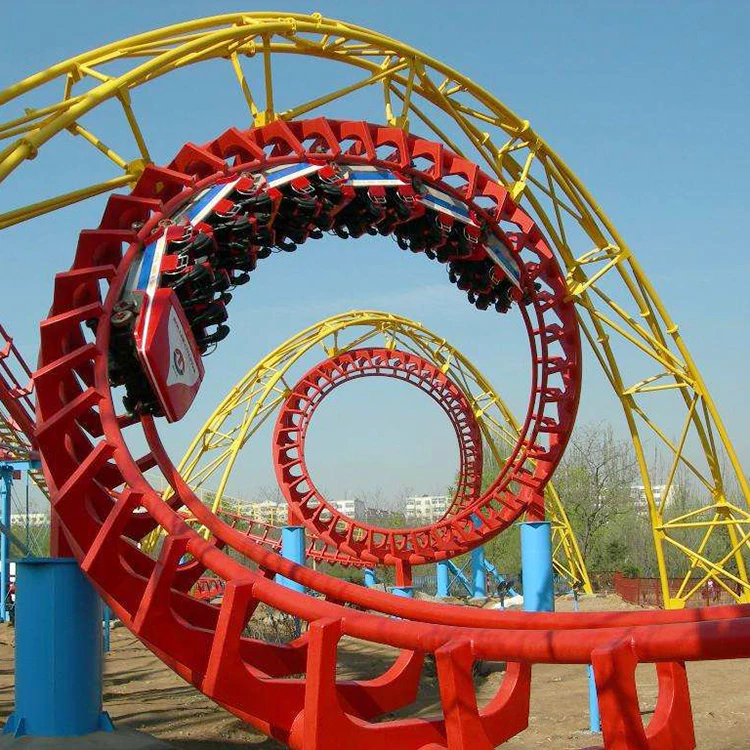 Big Amusement Park Outdoor Rides Equipment 360 Factory Roller Coaster Price