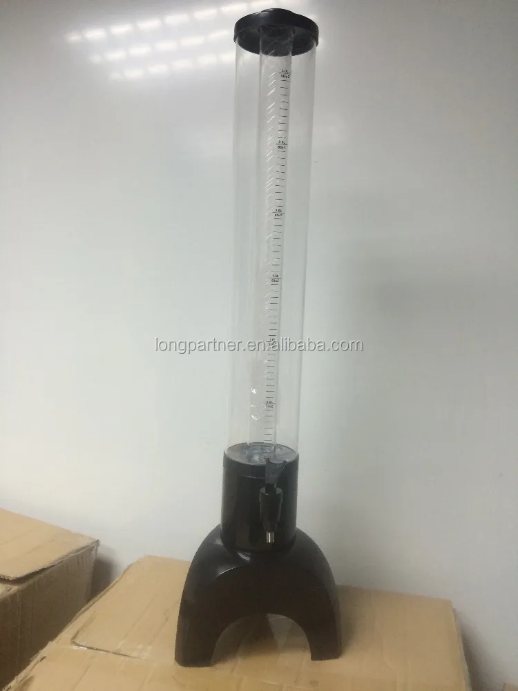 Hot selling led plastic 3 Litres beer tower