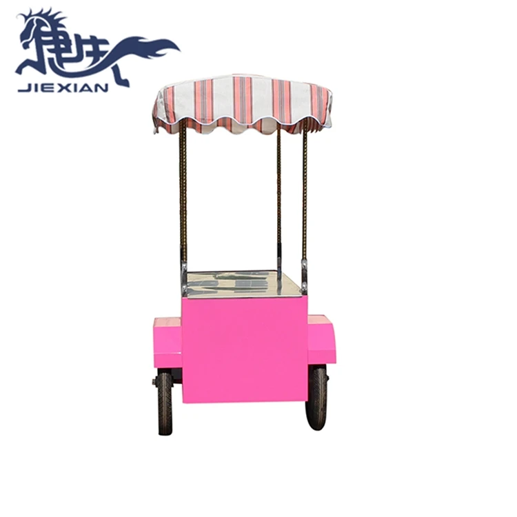 JX-IC160 Bicycle ice cream cart for sale / street vending ice cream cart price food cart