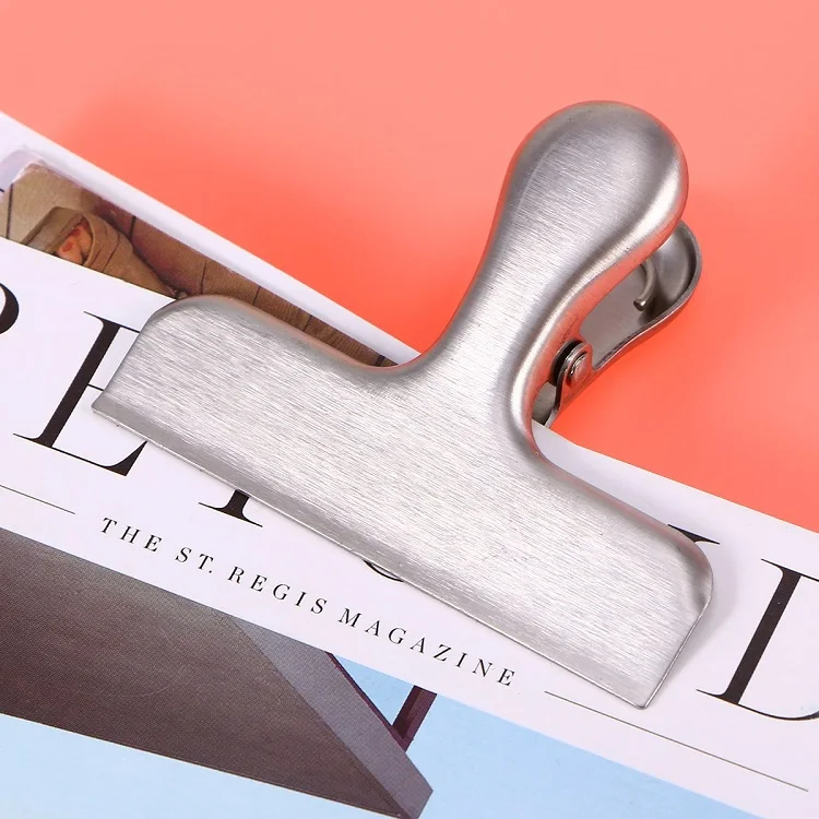 
Stainless Metal Food Bag Sealing Clip Portable Bag Clips Stainless Steel Food Bag Clips 