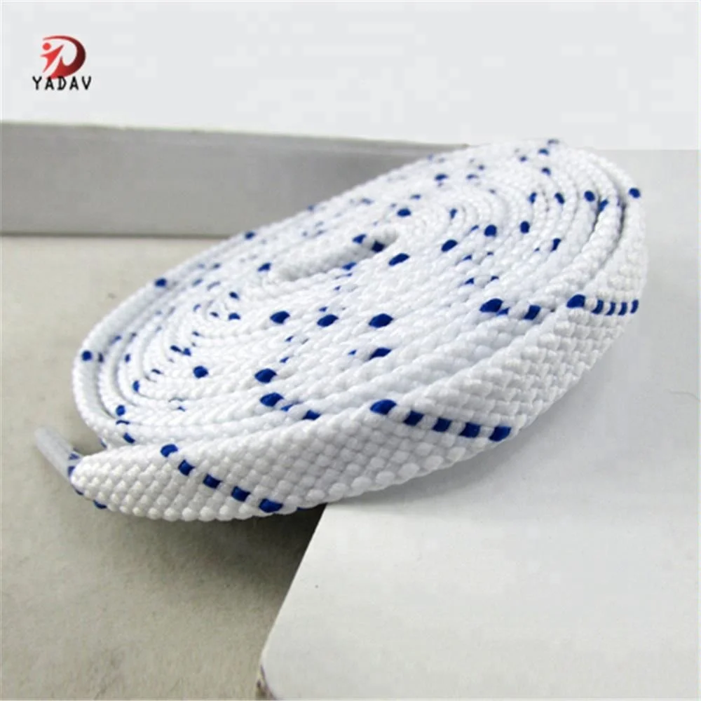 Anti-Skidding White Football Elastic Shoelaces Flat Coloured Athletic Shoe Laces