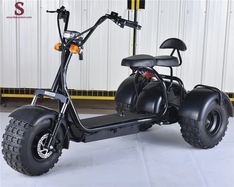 Professional manufacturer Smarda 3 wheel scooter adult electric scooters citycoco 1500w cheap electric scooter for old