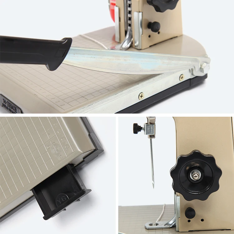 Office supply high quality small book binding machines with cutter