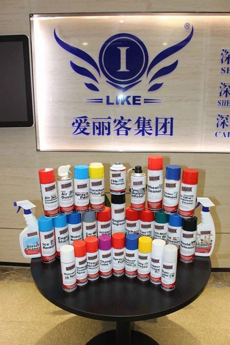China Manufacturer Aeropak Cockpit Shine Car Dashboard Cleaner Wax Spray