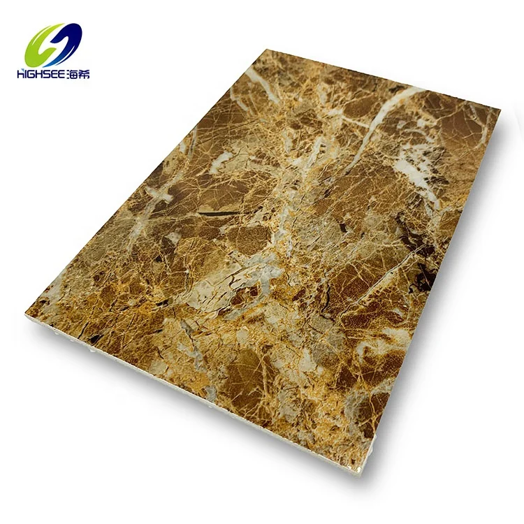 natural stone color panel home decoration plastic sheets uv marble board